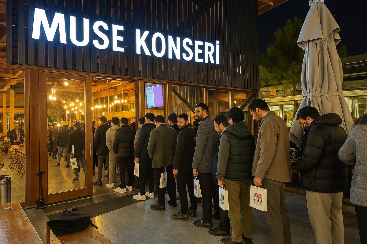 Konseri şöyle bir şeye çevirmek boynumuzun borçu olsun. Aynılar aynı yere #Boykot #Muse