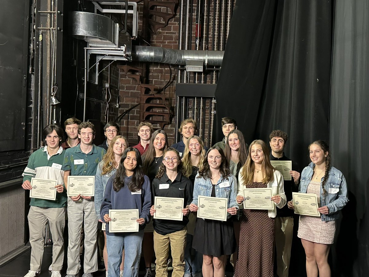 Today 17 WHS student athletes were recognized by the NHIAA and NHADA as 2025 Scholar Athletes.  These athletes are all current in at least two varsity sports, have a B+ GPA , and are involved in community service. Congratulations to them all! #jagpride