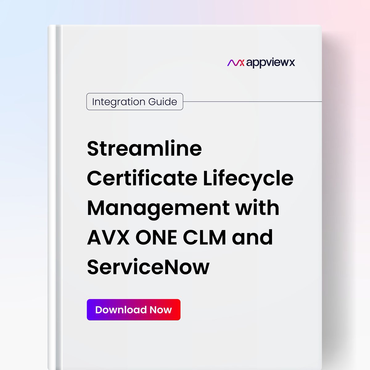 Don't let #PKI and #CLM slow down your cross-functional teams. Accelerate certificate operations and management with the <a href="/AppViewX/">AppViewX</a> AVX ONE CLM and ServiceNow integration. 

📥 Download the guide to learn more: buff.ly/yflS675