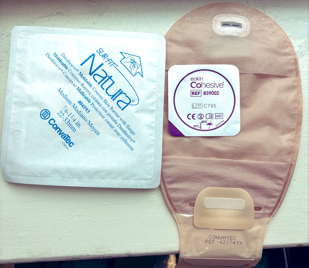 Lucky we had <a href="/ConvatecOstomy/">Convatec Ostomy</a> in the office today!  Moldable for the win! 🏆