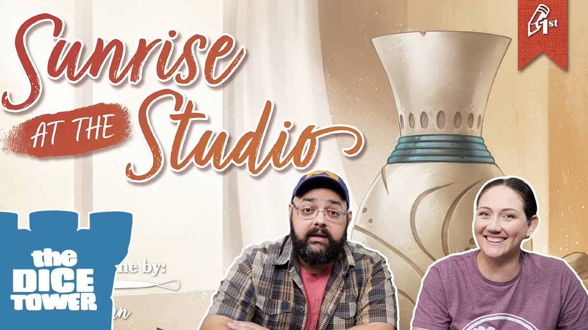 🫖 Exciting to hear Zee and Camilla from The Dice Tower review Sunrise at the Studio! Check out this new video about our pottery-themed game and why it earned the Seal of Approval! 😀
youtube.com/watch?v=P6CLGZ…