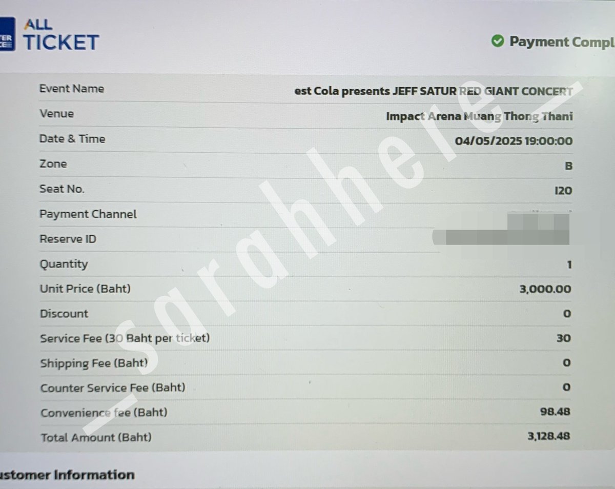 _SarahHERE_'s tweet photo. WTS - LFB

Jeff Satur Red Giant Bangkok Day 02

- selling at original price / possible to nego 
- accidentally bought extra ticket
- possible to deal at venue as well

DM for more info!!! 🫶🏻

#JeffSaturRedGiantConcert #JeffSatur https://t.co/b1KtLOso4M