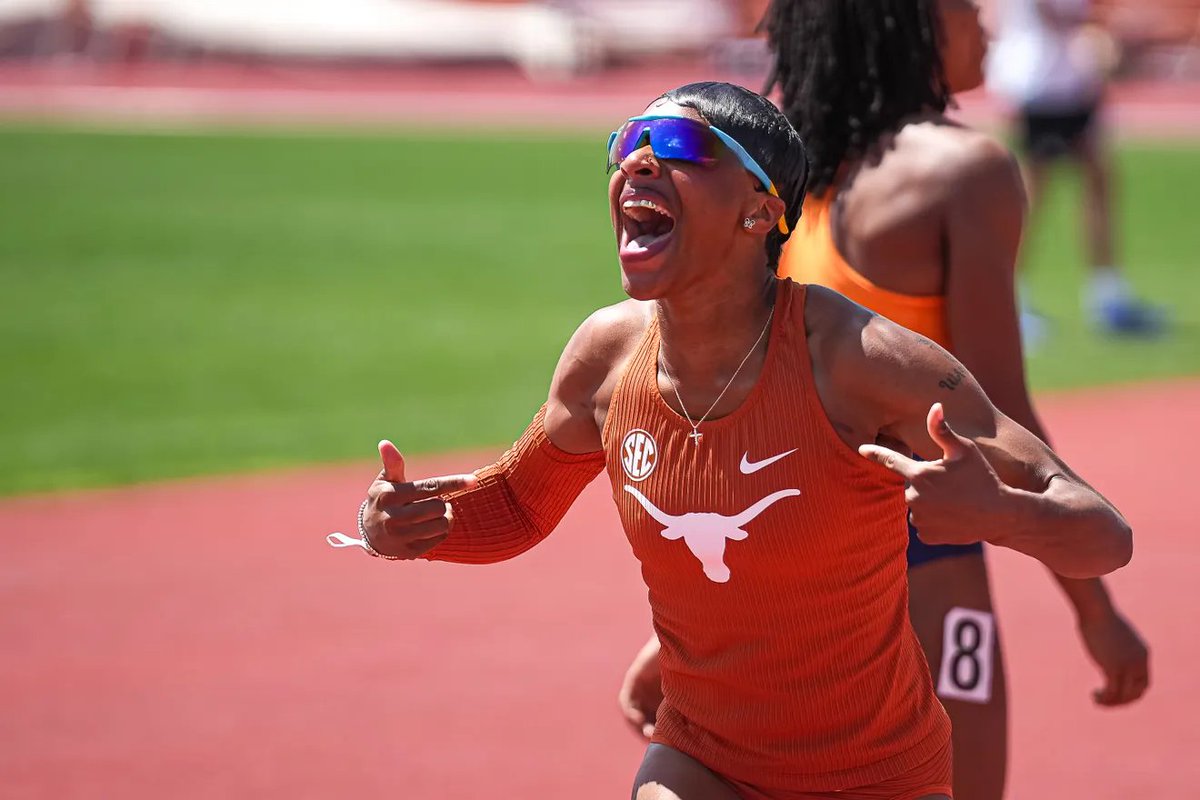 Caleb Yum (@yumcaleb) on Twitter photo Finally, <a href="/TexasTFXC/">Texas T&F/XC</a>'s Akala Garrett narrowly won the 100-meter hurdles, despite the event not being her forte.
The fun-loving sprinter is unapologetically herself, and it's why she's so great.
statesman.com/story/sports/c… Finally, <a href="/TexasTFXC/">Texas T&F/XC</a>'s Akala Garrett narrowly won the 100-meter hurdles, despite the event not being her forte.
The fun-loving sprinter is unapologetically herself, and it's why she's so great.
statesman.com/story/sports/c…