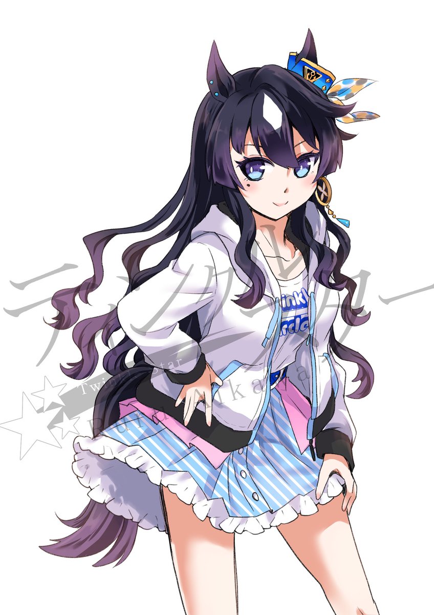 シュヴァルグラン(ウマ娘) 「今回も三姉妹フラスタ企画立てさせて頂きましたヴィルシーナ・シュヴァルグラン、ヴィ」|藍川琉々📚次は5月横須賀時雨オンリーのイラスト