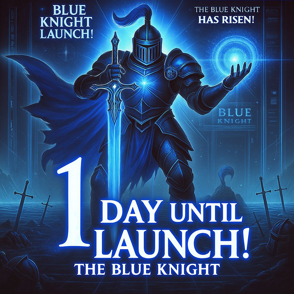 coin_blueknight's tweet photo. The Blue Knight rises in 1 day at 4 PM UTC! More than a launch — it’s a legacy.

🔹 Community-driven memecoin – No central control, only the strength of its holders.

🚀 Listeing on DexScreener – Easy trading for all crypto enthusiasts.

Join the charge! #BlueKnight #Crypto https://t.co/4vINtEt3cx