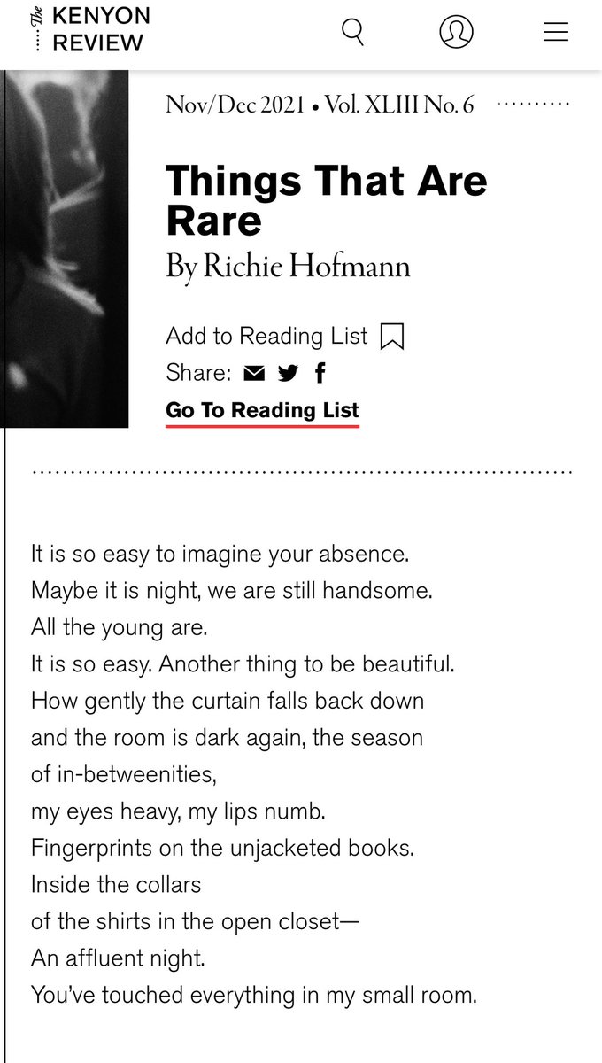 The way I always go back to this poem <a href="/RichieHof/">Richie Hofmann</a> when I’m on a slump.