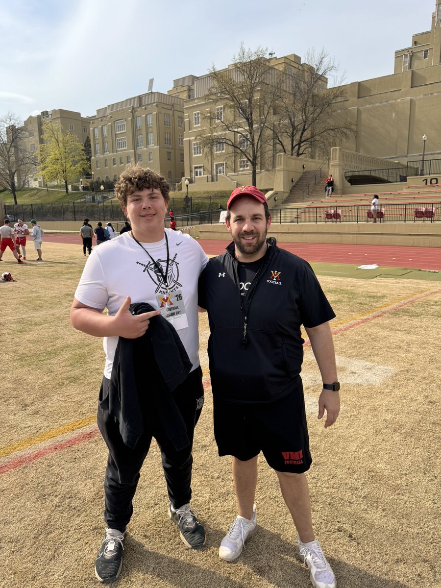 Cooper Hodson (@cooperhodson29) on Twitter photo I had a great time at VMI's Junior day and spring game, and I can't wait be back!
<a href="/CoachWratten/">Elliott Wratten</a> <a href="/CoachHamp__/">Coach AJ Hampton</a>
<a href="/coach_HShep/">Hunter Shepherd</a>
<a href="/Wade_nick_5/">Nick Wade</a> I had a great time at VMI's Junior day and spring game, and I can't wait be back!
<a href="/CoachWratten/">Elliott Wratten</a> <a href="/CoachHamp__/">Coach AJ Hampton</a>
<a href="/coach_HShep/">Hunter Shepherd</a>
<a href="/Wade_nick_5/">Nick Wade</a>