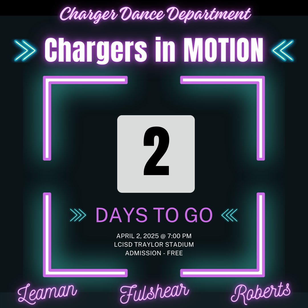 Show week! 
<a href="/ChargerSchools/">Charger Nation</a>