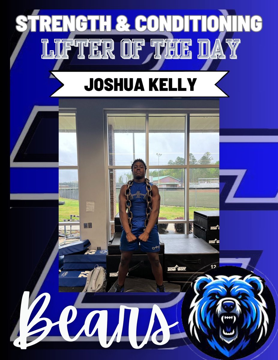 Congratulations to Joshua Kelly for earning Lifter Of The Day.
