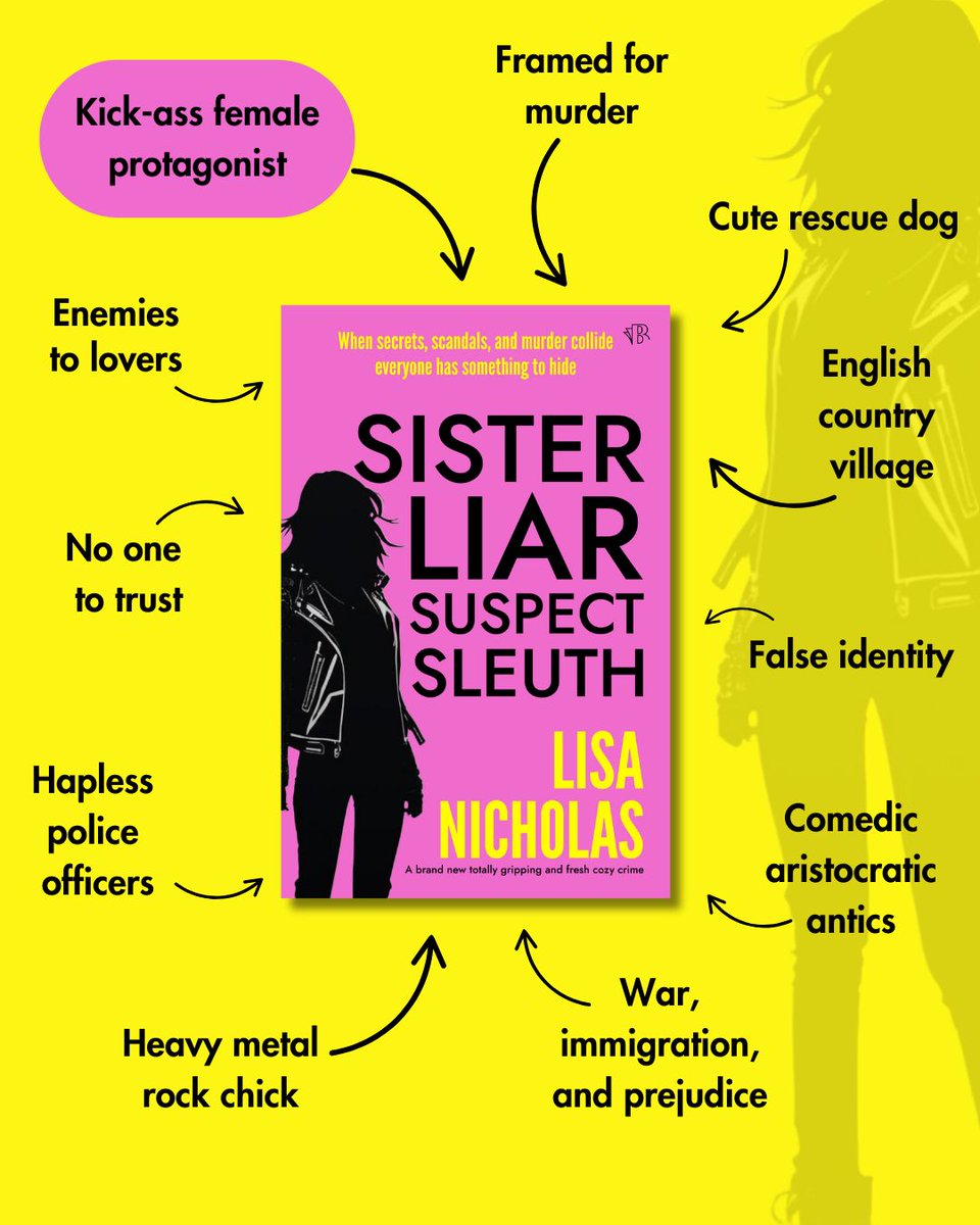 WANTED: Crime readers with a sense of humour... If you like your protagonists sassy, your dogs cute and fluffy, and your crime deliciously dark, check out my new novel, SISTER, LIAR, SUSPECT, SLEUTH: amzn.eu/d/dw1tVG1