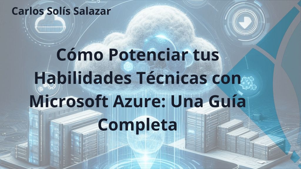 Cómo Potenciar tus Habilidades Técnicas con Microsoft Azure: Una Guía Completa
soysoliscarlos.com/como-potenciar…
#azure #microsoftlearn #mvpbuzz #soysoliscarlos