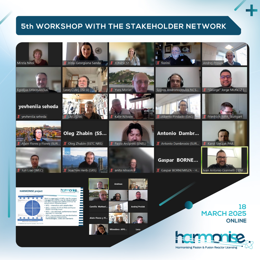 harmonise project (@harmoniseeu) on Twitter photo 📣The fifth <a href="/HarmoniseEU/">harmonise project</a> workshop with the stakeholder network took place as an online event.
🗓️18 March 2025
👉harmonise-project.eu/news-events/
#Euratom 📣The fifth <a href="/HarmoniseEU/">harmonise project</a> workshop with the stakeholder network took place as an online event.
🗓️18 March 2025
👉harmonise-project.eu/news-events/
#Euratom