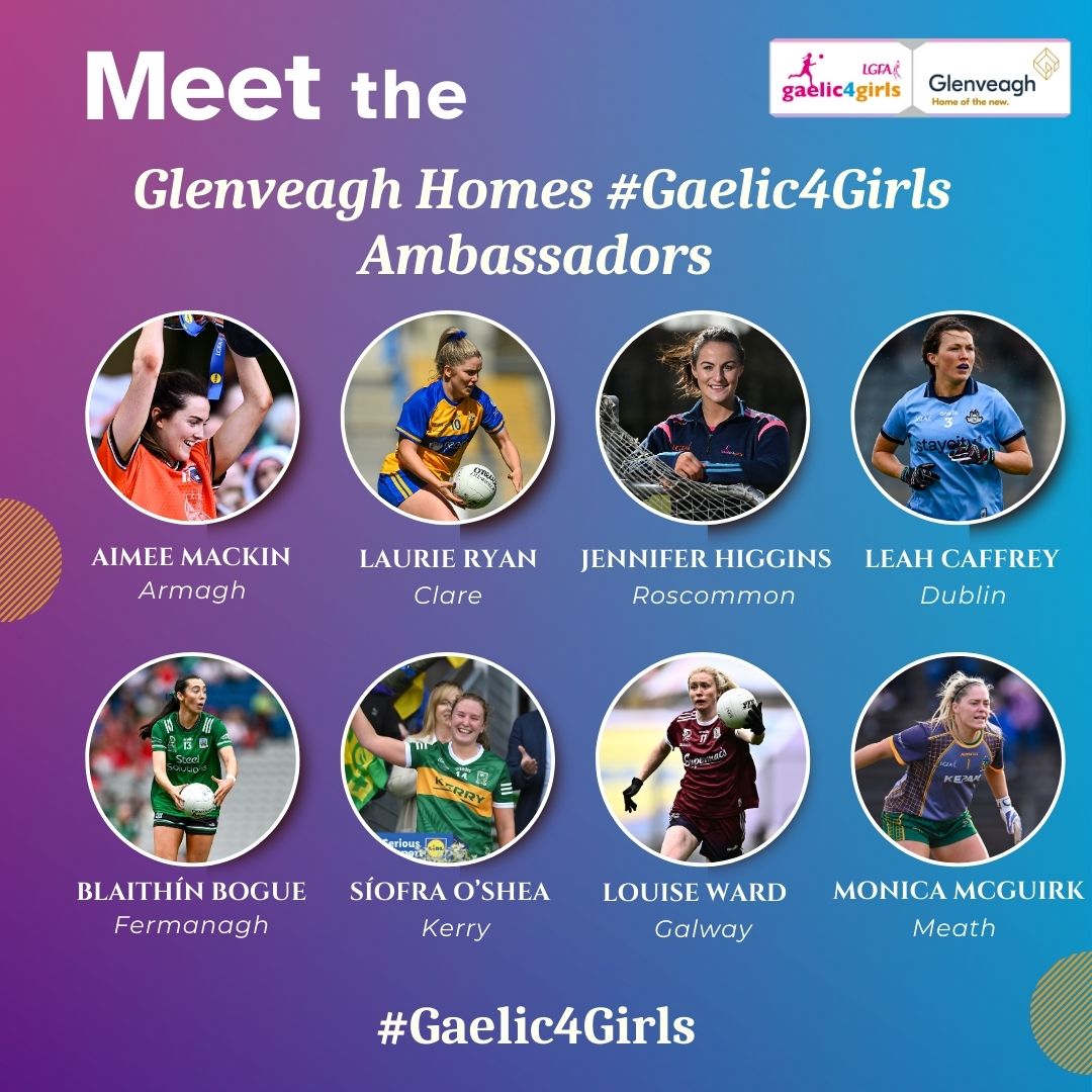 Ladies Football (@ladiesfootball) on Twitter photo Meet the team!
Our 2025 <a href="/GlenveaghHomes/">Glenveagh Homes</a> #Gaelic4Girls ambassadors hail from <a href="/ArmaghLGFA/">ArmaghLGFA</a> <a href="/Clarelgfa/">Clare LGFA</a> <a href="/dublinladiesg/">DublinLGFA</a> <a href="/fermanaghladies/">Fermanagh LGFA</a> <a href="/GalwayLgfa/">Galway LGFA</a> <a href="/kerryladiesfoot/">KerryLGFA</a> <a href="/meathladiesMLGF/">Meath LGFA</a> and <a href="/RoscommonLGFA/">Roscommon LGFA</a>!
More➡️ bit.ly/3VLqdVF
#buildinglastingcommunities Meet the team!
Our 2025 <a href="/GlenveaghHomes/">Glenveagh Homes</a> #Gaelic4Girls ambassadors hail from <a href="/ArmaghLGFA/">ArmaghLGFA</a> <a href="/Clarelgfa/">Clare LGFA</a> <a href="/dublinladiesg/">DublinLGFA</a> <a href="/fermanaghladies/">Fermanagh LGFA</a> <a href="/GalwayLgfa/">Galway LGFA</a> <a href="/kerryladiesfoot/">KerryLGFA</a> <a href="/meathladiesMLGF/">Meath LGFA</a> and <a href="/RoscommonLGFA/">Roscommon LGFA</a>!
More➡️ bit.ly/3VLqdVF
#buildinglastingcommunities