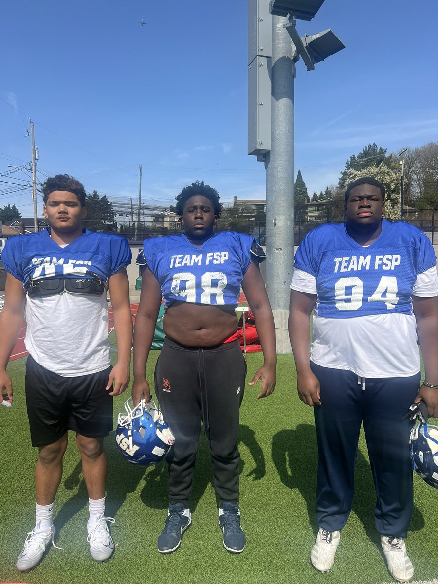 Tracy Ford (@tfordfsp) on Twitter photo Man we re-loaded in the trenches!!
..
From left to right..
🔥@noahdennis2422 6’3 230 - 27- DE
🔥 <a href="/MbockNlend57/">Joseph Mbock-Nlend</a> 6’1 275- DL- 28
🔥@_jamarcus0208 6’1 290- DT- 26
..
#FSPSpringBall25 #CantCheatTheGrind Man we re-loaded in the trenches!!
..
From left to right..
🔥@noahdennis2422 6’3 230 - 27- DE
🔥 <a href="/MbockNlend57/">Joseph Mbock-Nlend</a> 6’1 275- DL- 28
🔥@_jamarcus0208 6’1 290- DT- 26
..
#FSPSpringBall25 #CantCheatTheGrind