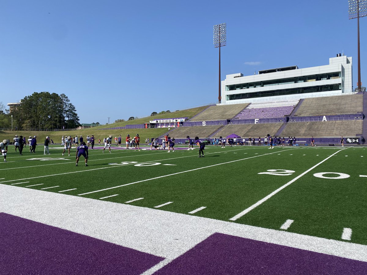 James Grant (@jgrantsports) on Twitter photo .<a href="/SFA_Football/">Lumberjack Football</a> getting after it this morning to start the second week of Spring practice! Hear from Coach Carthel and the ‘Jacks tonight at 6 and 10 on <a href="/KETK/">KETK NEWS</a> ! #AxeEm 🪓🏈 <a href="/CoachCarthel/">Colby Carthel</a> <a href="/SFA_Athletics/">SFA Athletics</a> <a href="/CowboyTD/">Garrett Sanders</a> .<a href="/SFA_Football/">Lumberjack Football</a> getting after it this morning to start the second week of Spring practice! Hear from Coach Carthel and the ‘Jacks tonight at 6 and 10 on <a href="/KETK/">KETK NEWS</a> ! #AxeEm 🪓🏈 <a href="/CoachCarthel/">Colby Carthel</a> <a href="/SFA_Athletics/">SFA Athletics</a> <a href="/CowboyTD/">Garrett Sanders</a>