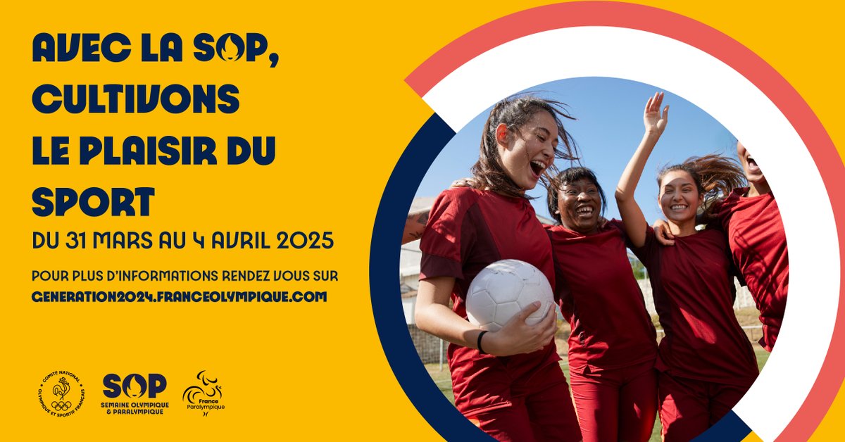 #SOP2025 Semaine olympique et paralympique du 31 mars au 4 avril ⚽️🏸
🔸éveiller les élèves aux bienfaits de la pratique sportive régulière
🔹appréhender les valeurs citoyennes et sportives
Retrouvez les actions conduites dans l'<a href="/AcAixMarseille/">Acad. Aix-Marseille</a> ➡️ac-aix-marseille.fr/semaine-olympi…