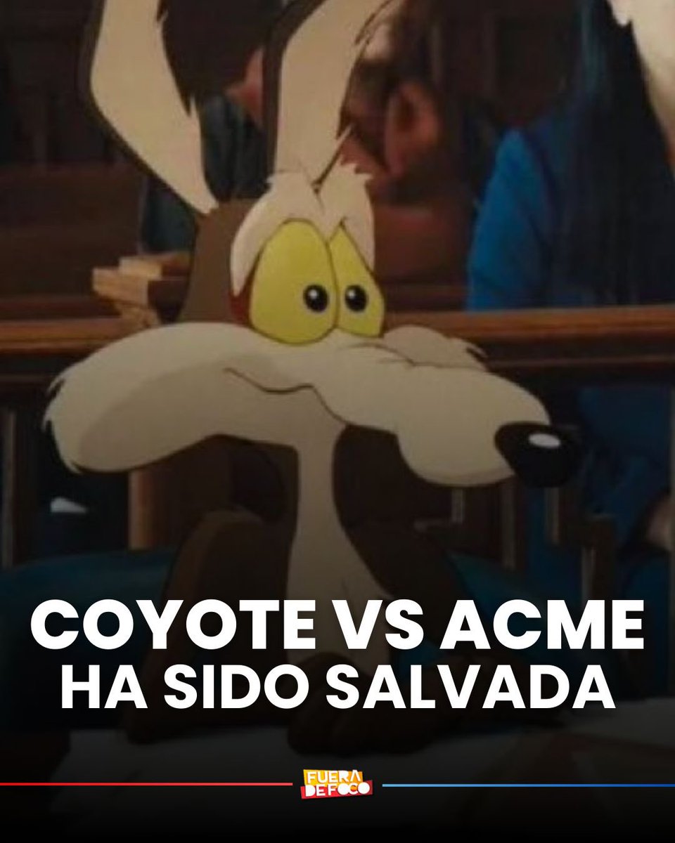¡LA HAN SALVADO! 🙌 Oficialmente Ketchup Entertainment salva a Coyote vs ACME de ser archivada de por vida y adquiere la película a WB por $50MDD. El proyecto híbrido de animación y live action de los Looney Tunes llegará a cines próximamente.
