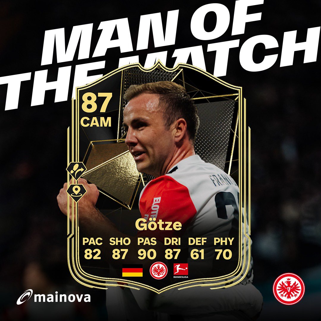Matchwinner und „Man of the Match“! 

👉 <a href="/MarioGoetze/">mariogotze.eth</a> 👈

#SGE | <a href="/MainovaAG/">Mainova AG</a>