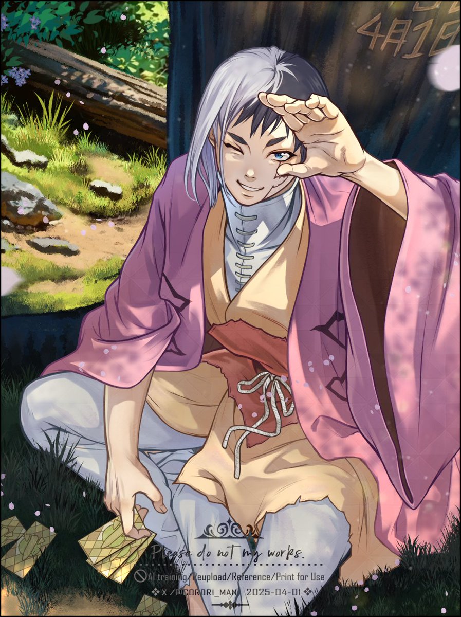 🥳ゲンお誕生日おめでとう🃏💜
🇺🇸潜入任務完遂🎊おかえり～ッ🙌
#DrSTONEゲン誕生祭
#あさぎりゲン誕生祭2025