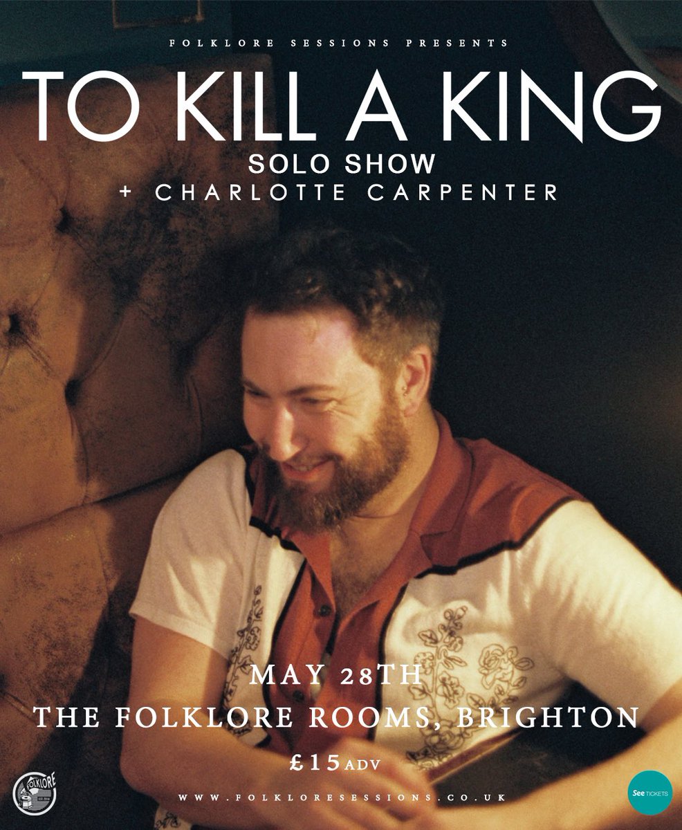 The wonderful Charlotte Carpenter will be joining me for this gig. 

seetickets.com/event/to-kill-…