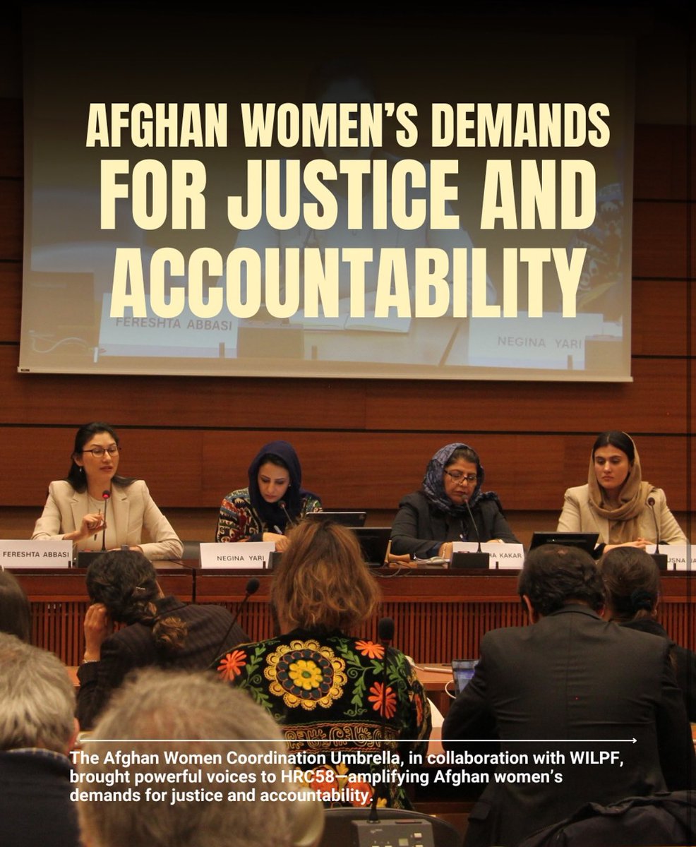 Negina Yari (@neginayari) on Twitter photo Justice is not optional—Afghan women demand accountability for the Taliban’s crimes.
<a href="/FereshtaAbbasi/">Fereshta Abbasi</a> <a href="/HusnaJalal79/">Husna Jalal</a> Justice is not optional—Afghan women demand accountability for the Taliban’s crimes.
<a href="/FereshtaAbbasi/">Fereshta Abbasi</a> <a href="/HusnaJalal79/">Husna Jalal</a>