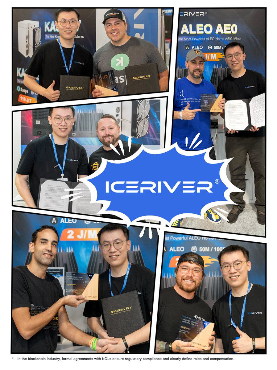 📸 Let’s check out the highlights from our collaboration event! 🤝
✨Many KOLs couldn’t join us this time, but we look forward to seeing you all in person next time! 🚀💙
#ICERIVER #Kaspa #ALEO $ALPH