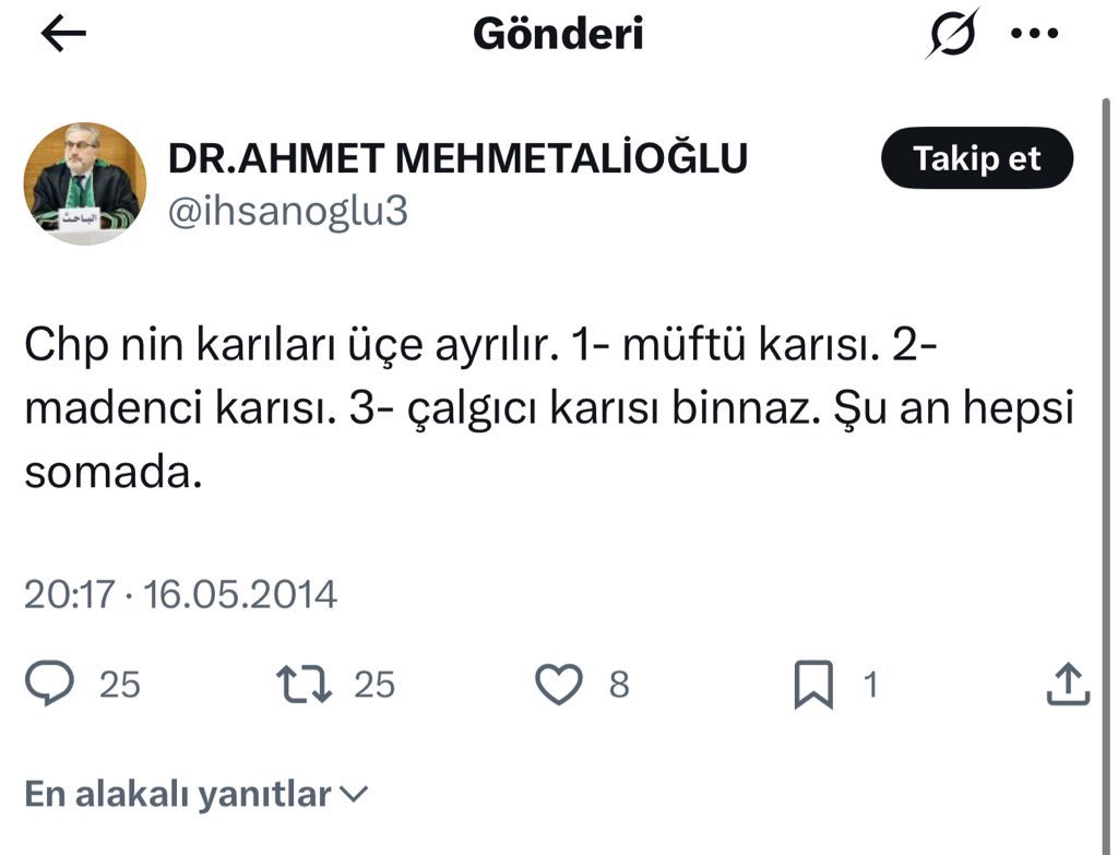Müftünüzün ahlakıyla tanışın <a href="/DIBAliErbas/">Prof. Dr. Ali Erbaş</a>