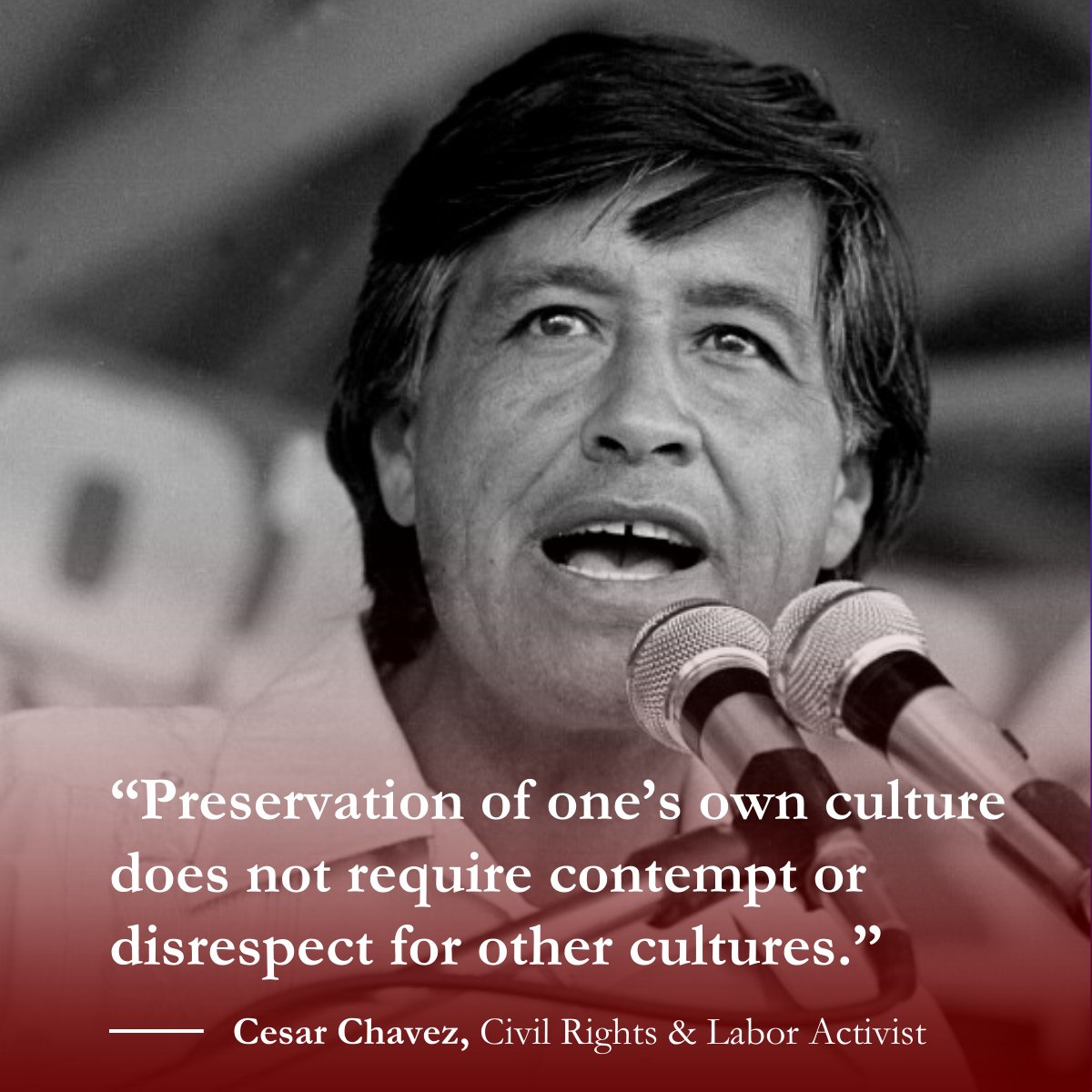 Today, we honor the legacy of César Chávez—a visionary who reshaped the labor movement and fought tirelessly for the dignity and rights of farmworkers across America. His words and work continue to inspire movements for equity and inclusion. Let’s lead with that same courage.
