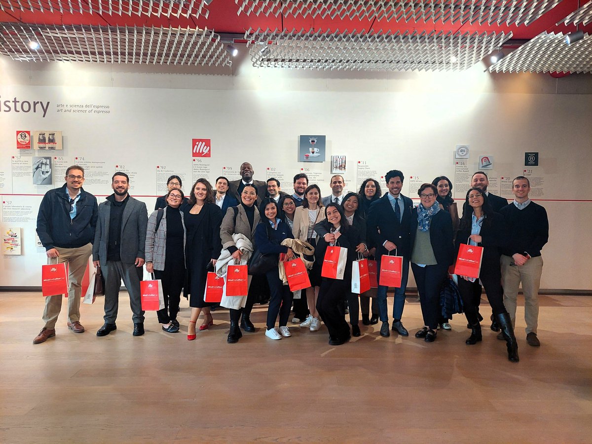 From Bean to Brand: MIB's #MBA students explore the business excellence at <a href="/illycaffe/">illycaffè</a> . They witnessed illy's mix of technology &amp; tradition firsthand, led by #alumna &amp; illy's Global Brand Director. 
Special thanks to the #UniversitàdelCaffè by illy for a rich #learningexperience