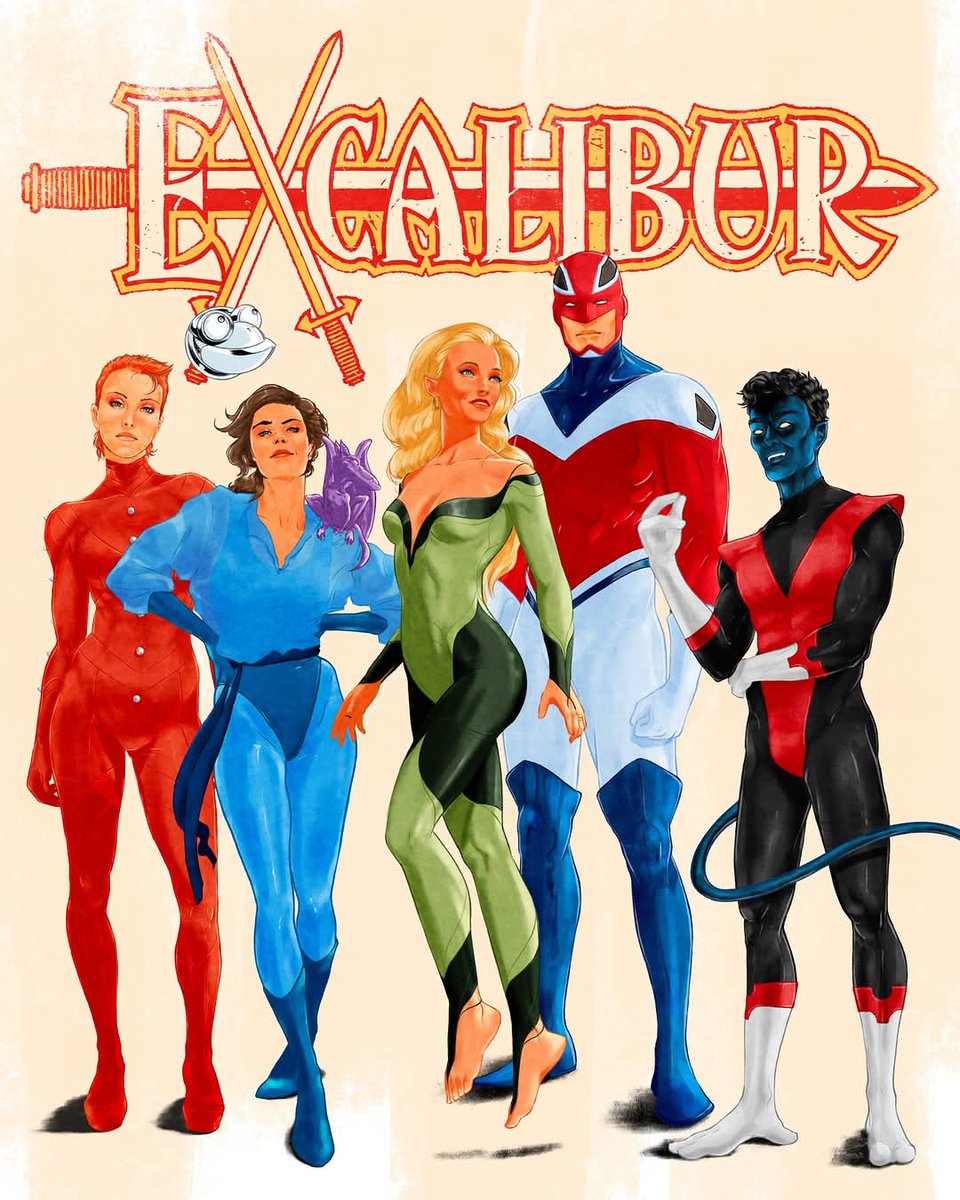 The Sword was drawn! 
Excalibur by Sam Johnstone
#xmen