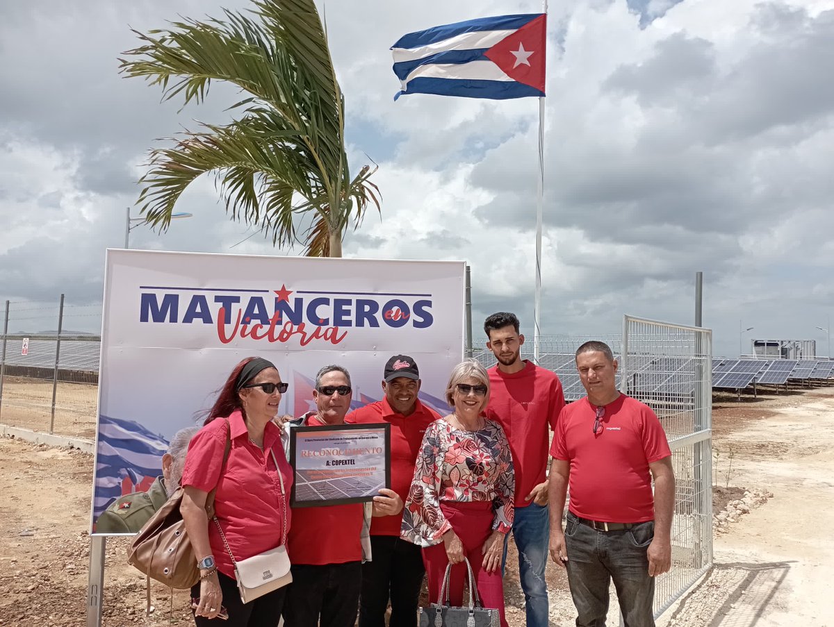 MarthaB2407's tweet photo. Muchísimas felicidades para los trabajadores de la Filial Copextel Matanzas por sus logros en el PFV de Jovellanos II
#CubaAvanza
##CopextelInspira https://t.co/To7xZUnqpG