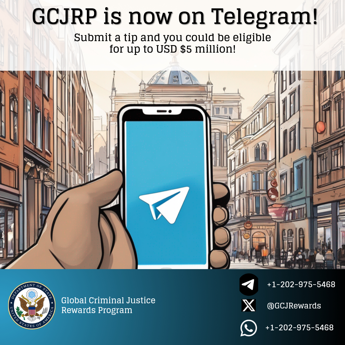 Global Criminal Justice Rewards Program tweet media