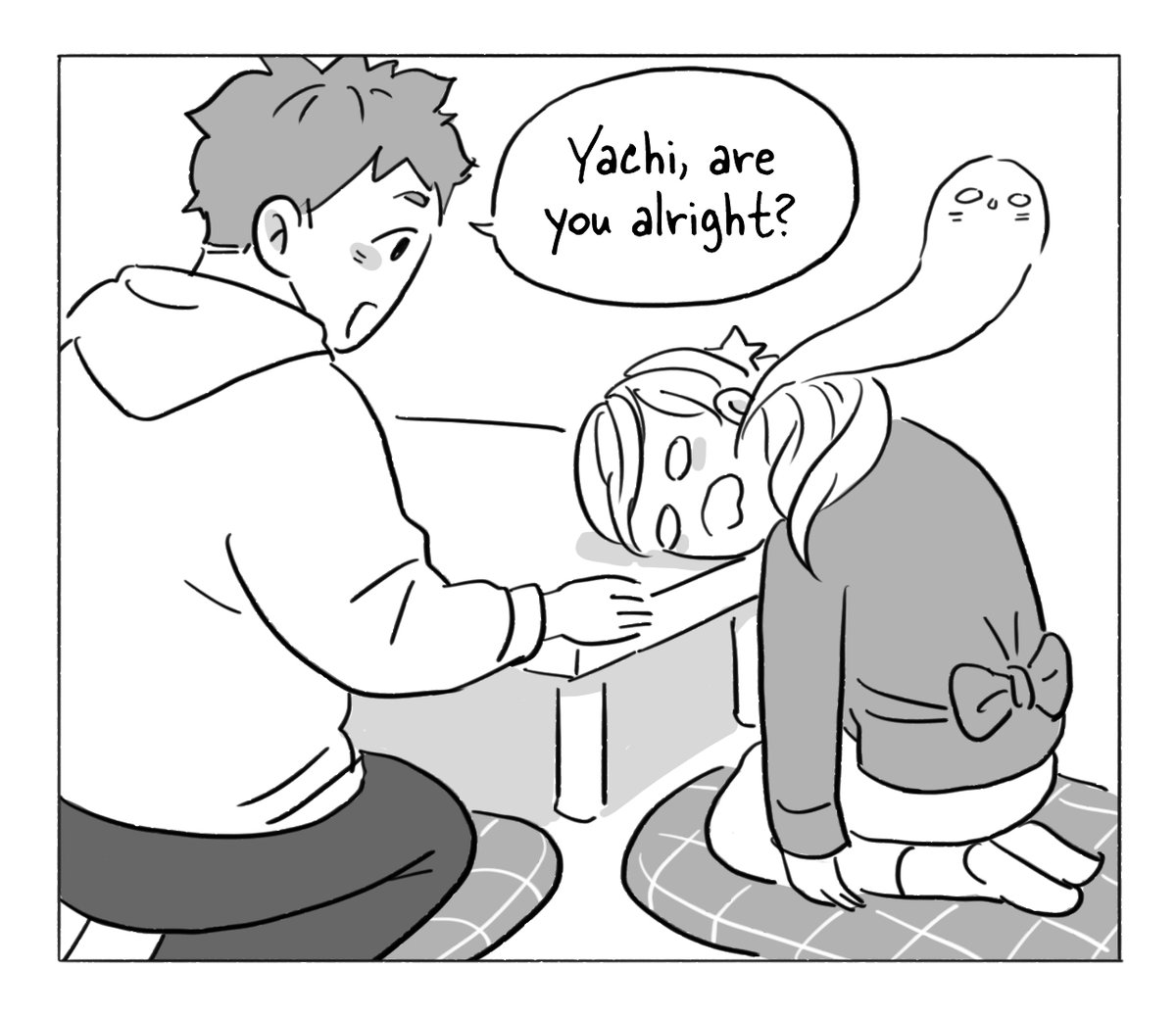Crowme2's tweet photo. Don't let Yachi die.
#haikyuu https://t.co/3QkU1HAzQQ