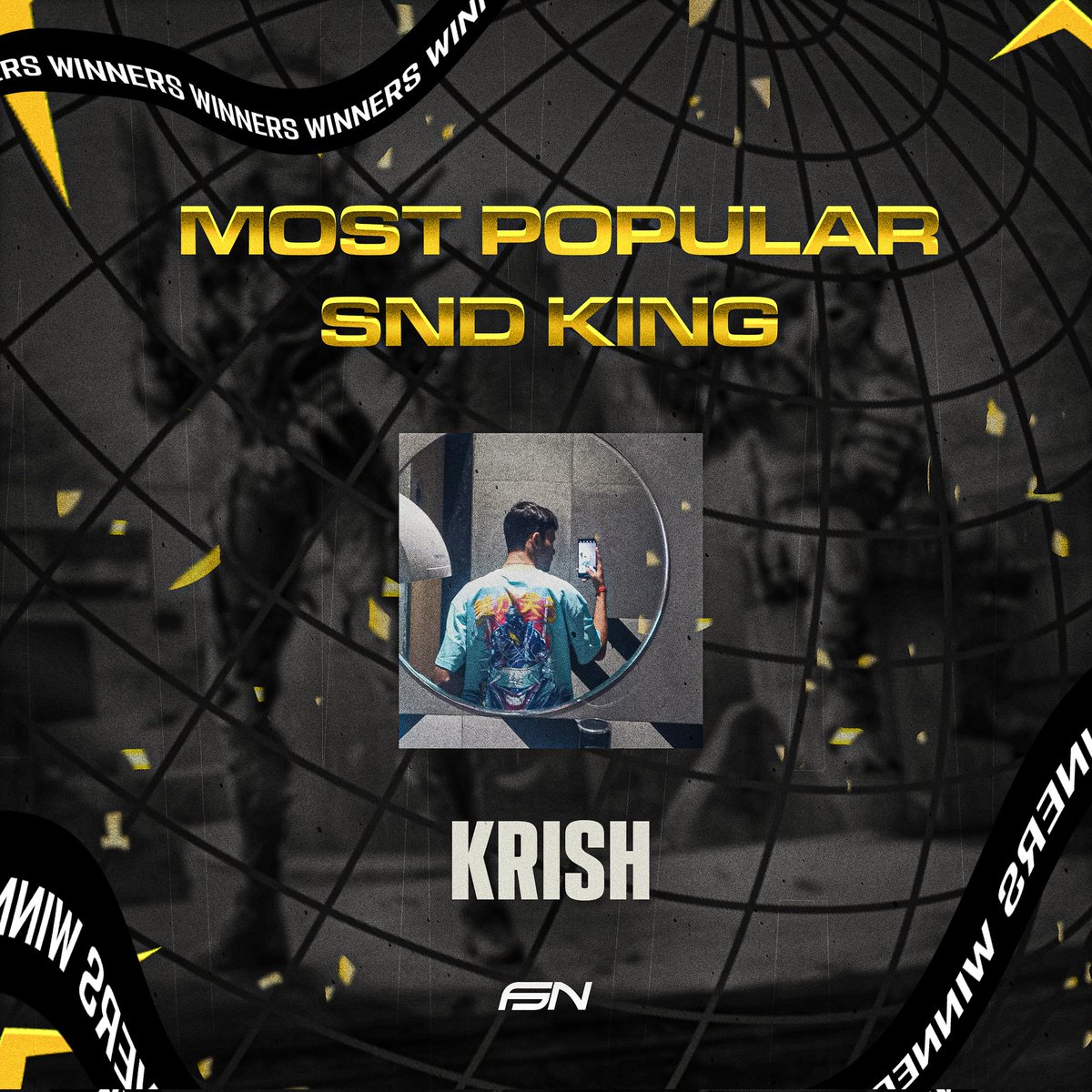 officialfsnasia's tweet photo. π FSN Community Awards - Winners Announced! π
Most Popular SnD King is @notkr1sh
#FSNAwards #codmindia #codm https://t.co/9BLNXxMvmE