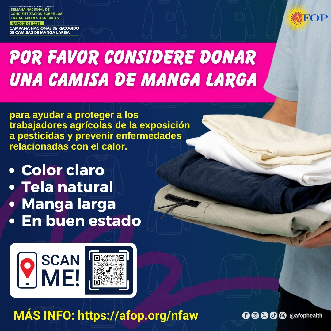 🌟 Today, we honor the life and legacy of César Chávez!  A fearless leader with a message of hope, justice, and unity.  ¡Sí se puede! ❤️ 
🌍 afop.org/nfaw/

#NFAW #NFAW2025 #NLSSD2025 #farmworkers #AFOP #FarmworkerAwareness  #CesarChavez #SiSePuede