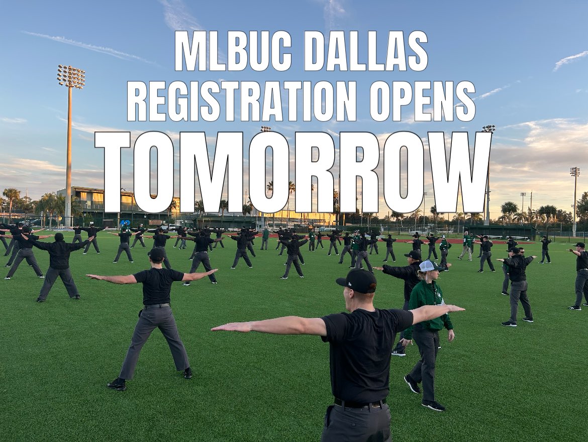⭐️𝘿𝙊𝙉’𝙏 𝙈𝙄𝙎𝙎 𝙊𝙐𝙏
MLBUC Dallas registration opens 𝗧𝗢𝗠𝗢𝗥𝗥𝗢𝗪 only at 𝙈𝙇𝘽𝙐𝘾.𝙘𝙤𝙢
#ItStartsHere