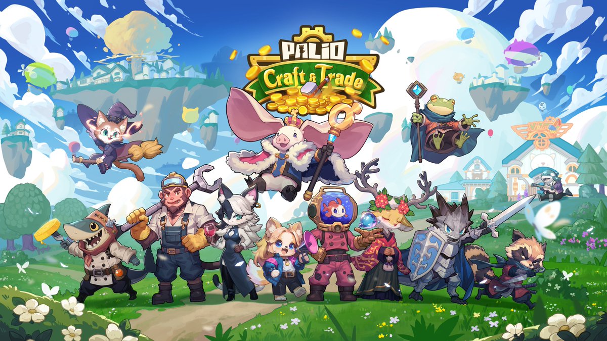 🚨 四月区块链游戏最大机遇！抽12个PALIo礼包

Palio: Craft &amp; Trade 是一款由 Xteriogames 孵化的可爱 AI 养成游戏，预计近期上线！
游戏主打轻松可爱的休闲画风，玩法融合《星露谷物语》+《铁匠铺物语》：
你将扮演商店老板，制作商品、贩售给萌萌的小动物 NPC。还有一个超特别的 AI agent NPC ——