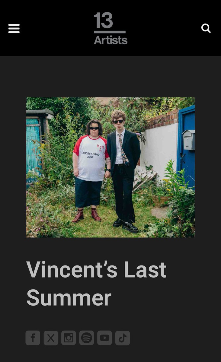 vincent’s last summer (@vincentslast) on Twitter photo we have signed to <a href="/13Artists/">13 Artists</a> for all worldwide bookings (excluding usa + canada). we would like to thank lola mitchell for seeing the best in us and everyone who has ever come to party at a show. we are so happy and can’t wait to begin this journey.
see you in the crowd ;* 🎈 we have signed to <a href="/13Artists/">13 Artists</a> for all worldwide bookings (excluding usa + canada). we would like to thank lola mitchell for seeing the best in us and everyone who has ever come to party at a show. we are so happy and can’t wait to begin this journey.
see you in the crowd ;* 🎈