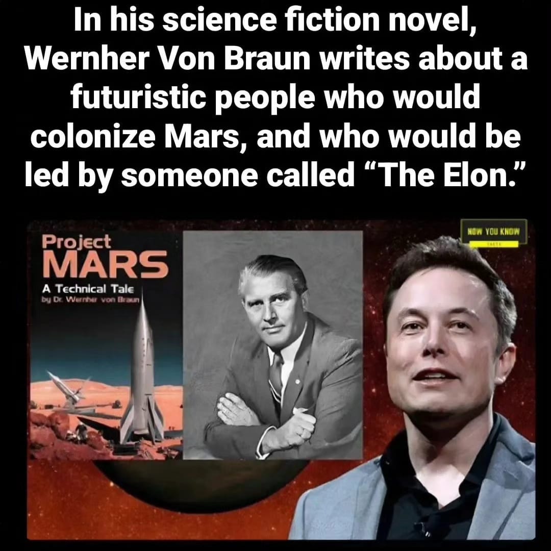PerttulaZULUX's tweet photo. Elon Musk's biological father is Werner Von Braun https://t.co/ix1UmcqMaI