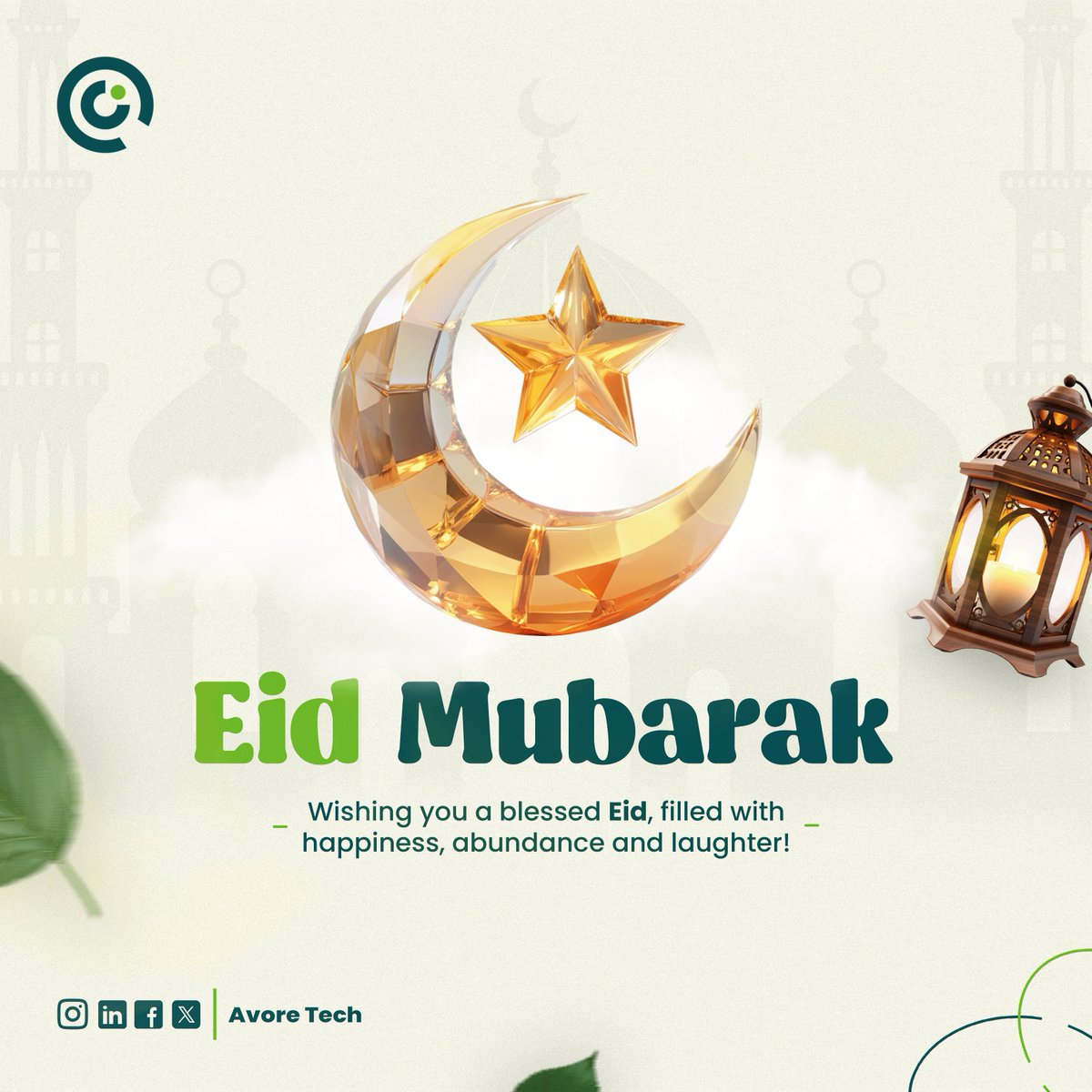 Avore_Tech59's tweet photo. Celebrating Unity, Joy, and Innovation this Eid! 🌙✨ Wishing you and your loved ones a blessed Eid filled with togetherness and new beginnings!
#happyeidmubarak #avoretech https://t.co/wBAJhC2WUG