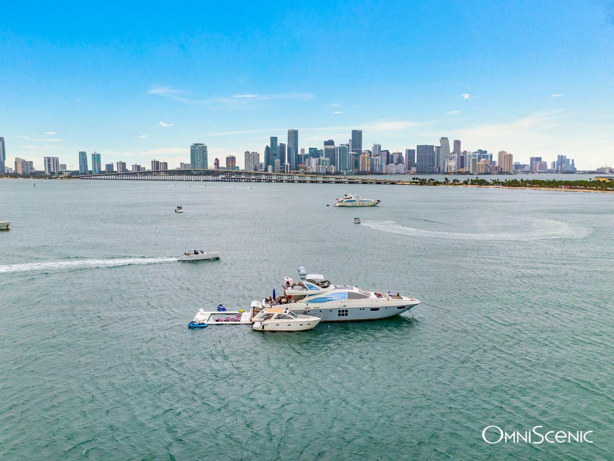 omniscenic's tweet photo. Miami aerial photography &amp; video for TRESemme yatch party in 📍 South Florida. Contact us today! https://t.co/8oCLh6AqLV