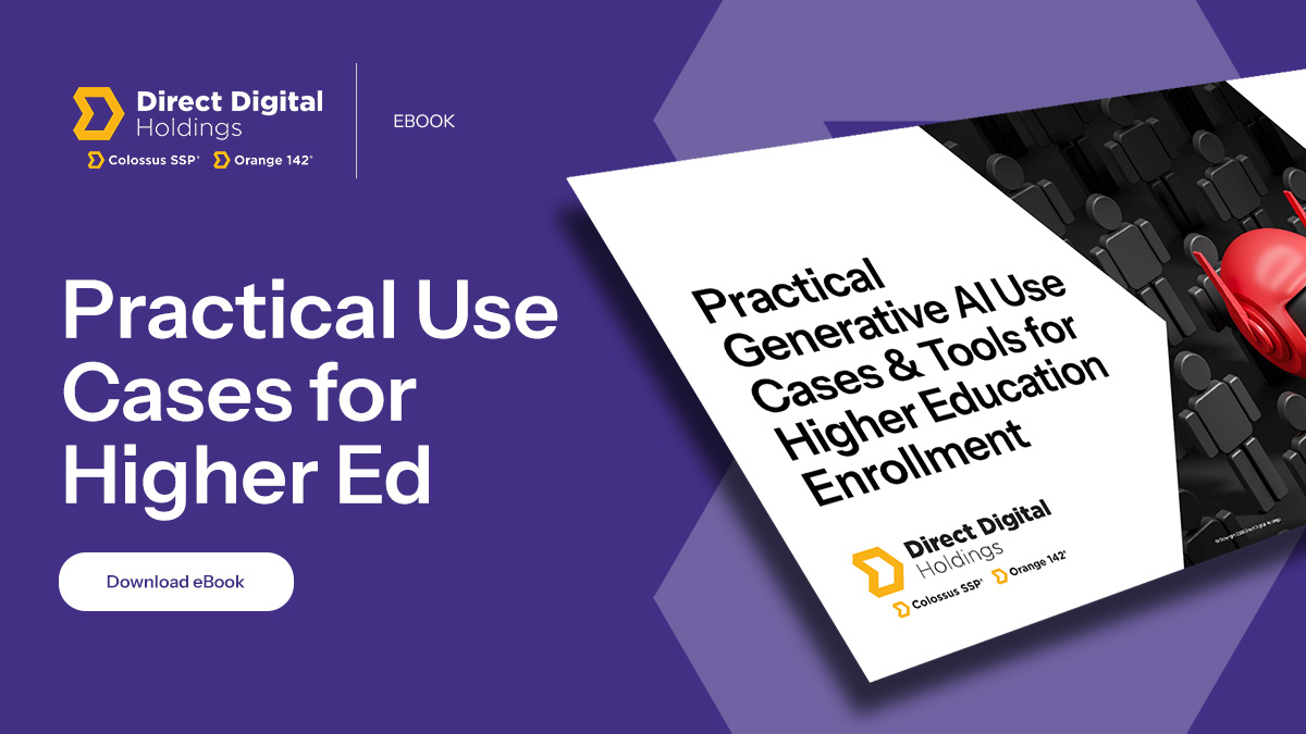 Direct Digital Holdings (@directdigitalh) on Twitter photo .<a href="/directdigitalh/">Direct Digital Holdings</a> unveiled Practical Generative AI: Use Cases & Tools for Higher Education Enrollment—a roadmap to boost efficiency, personalization & campaign performance.
📖 Read more: hubs.ly/Q03f5NTN0
#AIinEducation #EnrollmentGrowth #GenerativeAI #DigitalMarketing .<a href="/directdigitalh/">Direct Digital Holdings</a> unveiled Practical Generative AI: Use Cases & Tools for Higher Education Enrollment—a roadmap to boost efficiency, personalization & campaign performance.
📖 Read more: hubs.ly/Q03f5NTN0
#AIinEducation #EnrollmentGrowth #GenerativeAI #DigitalMarketing