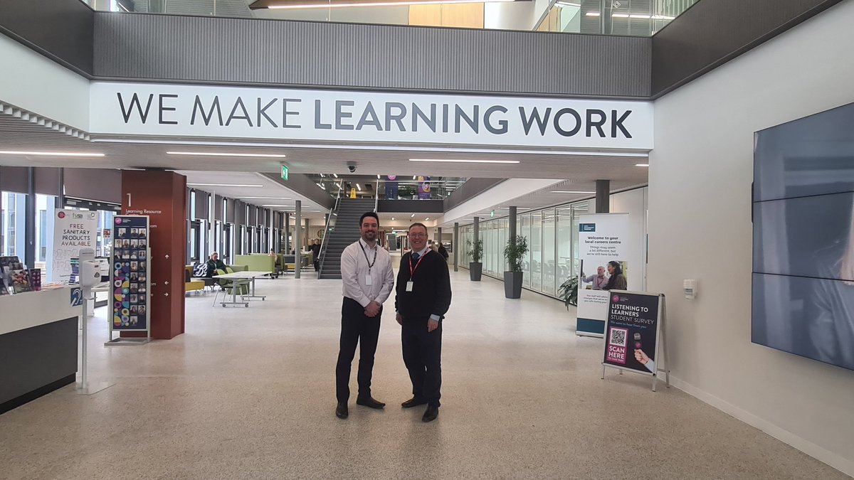 Afternoon visiting <a href="/FVCollege/">Forth Valley College</a> to learn how they make learning work &amp; follow up on <a href="/HabibRaihan87/">Habib Raihan</a>'s recent visit to explore potential opportunities in East &amp; NE India.

#GreenHydrogen #Climate #Health #Hospitity &amp; more.

Fascinating afternoon!

cc. <a href="/HarishLokhun/">Harish Lokhun</a> <a href="/BCScotland/">British Council Scotland</a>