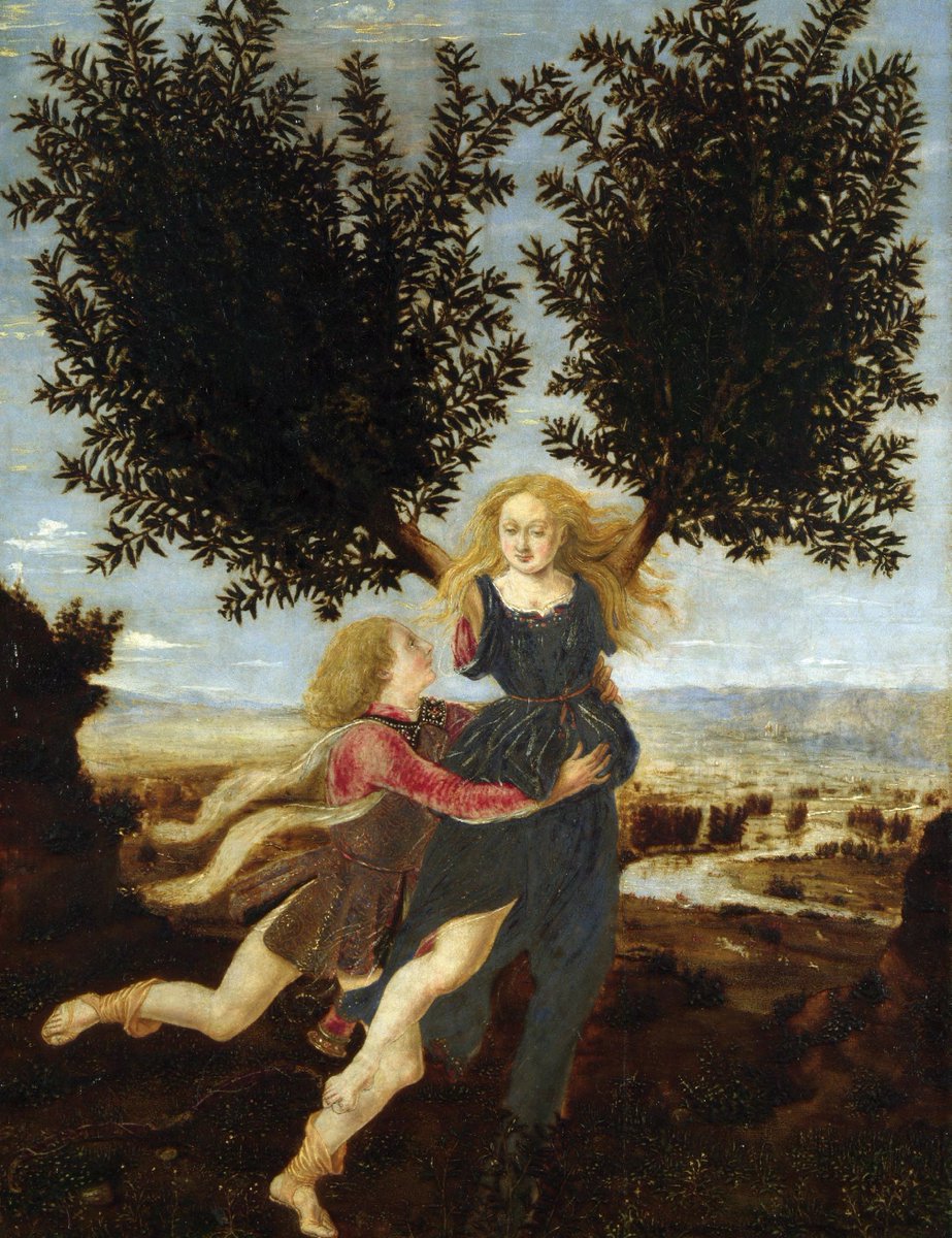Faeriemagazine's tweet photo. Some flee, some fight—Daphne took root. In a world where "no" wasn’t an option, she chose to grow beyond Apollo’s reach. The ultimate act of defiance. #MythologyMatters #WomenInMyth #LeafyVirtue https://t.co/mu55rUG9tt https://t.co/UboGR3P5f5