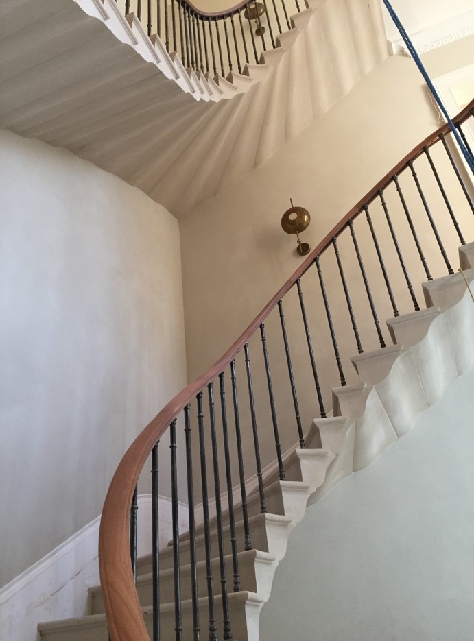 ascentarch's tweet photo. Interesting recent TGR seminar by Scott Boote of Studio Agnos re. the benefits of structural stone: lower embodied energy than most materials, stronger, more easily processed, visually pleasing so can be exposed. Cantilevered stone staircases have been used for 100s of years! https://t.co/fo7NrgwPGz