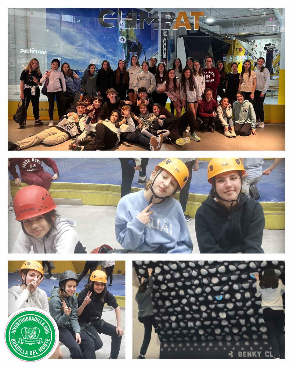 ¡Nuestros jóvenes han vivido una experiencia increíble en el rocódromo de XMadrid! 🧗‍♂️💪 Entre retos, risas y mucha adrenalina, han demostrado que con esfuerzo y actitud no hay pared que no se pueda escalar. 🙌🔥  

¡Orgullosos de su espíritu aventurero! 🚀💯  

#Escalada #XMadrid