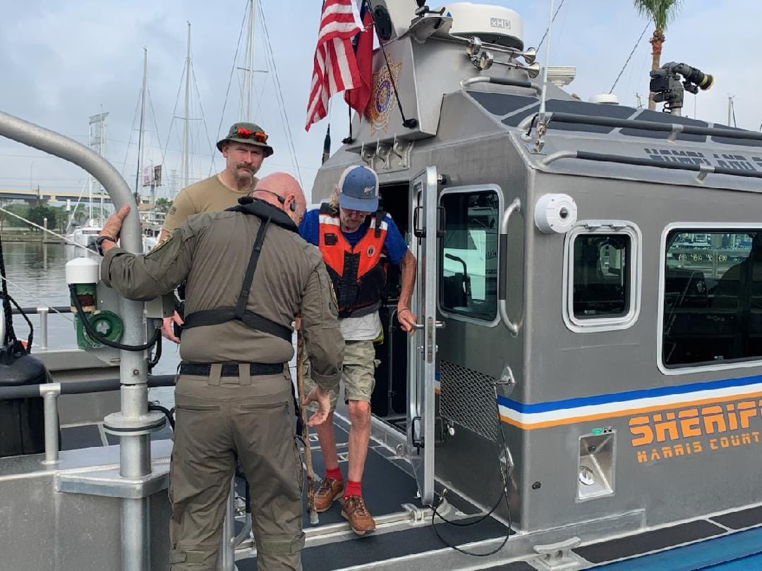 Lieutenant Steve Twitty (@ltstwitty) on Twitter photo <a href="/sgtbenluce/">Sergeant Benjamin Luce</a> <a href="/HCSOTexas/">HCSOTexas</a> <a href="/SheriffEd_HCSO/">Ed Gonzalez</a> <a href="/HCSOChiefTommyD/">Tommy Diaz</a> <a href="/HCSO_CIB/">Assistant Chief Saul Suarez</a> <a href="/DavidBJasper/">Captain David Jasper</a> <a href="/HCSO_MajorCed/">Major Ced Collier</a> Update:
Today, our Marine Unit Deputies teamed up with Homeless Outreach to assist the homeless veteran and transported him from his boat to the VA hospital for an appointment.
Thank you to all involved for your service to our community. Your efforts make a real difference. <a href="/sgtbenluce/">Sergeant Benjamin Luce</a> <a href="/HCSOTexas/">HCSOTexas</a> <a href="/SheriffEd_HCSO/">Ed Gonzalez</a> <a href="/HCSOChiefTommyD/">Tommy Diaz</a> <a href="/HCSO_CIB/">Assistant Chief Saul Suarez</a> <a href="/DavidBJasper/">Captain David Jasper</a> <a href="/HCSO_MajorCed/">Major Ced Collier</a> Update:
Today, our Marine Unit Deputies teamed up with Homeless Outreach to assist the homeless veteran and transported him from his boat to the VA hospital for an appointment.
Thank you to all involved for your service to our community. Your efforts make a real difference.