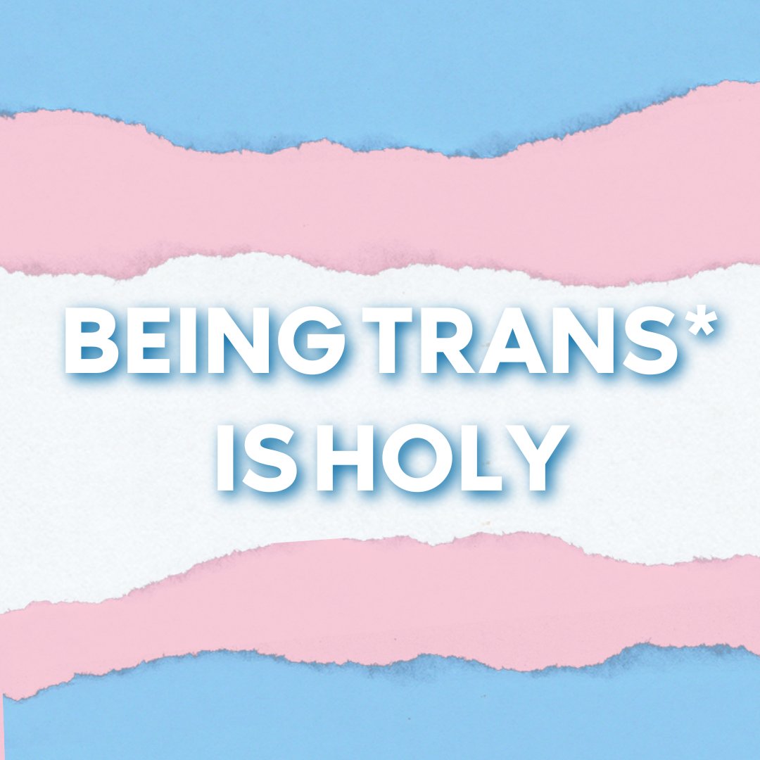 Brandan J. Robertson (@brandanjr) on Twitter photo On this #TransDayOfVisibility, remember: being trans* is holy. Trans siblings embody courage and authenticity, reflecting the beautiful diversity of our expansive God. Let's uplift, defend, and celebrate their sacred humanity today and every day. On this #TransDayOfVisibility, remember: being trans* is holy. Trans siblings embody courage and authenticity, reflecting the beautiful diversity of our expansive God. Let's uplift, defend, and celebrate their sacred humanity today and every day.