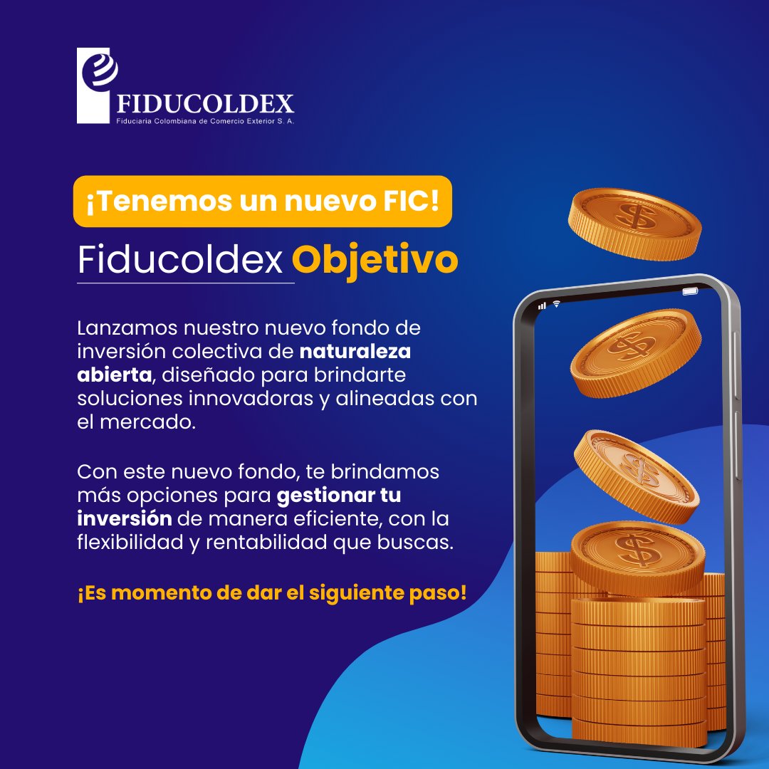 FiducoldexCol's tweet photo. ¡Una nueva forma de invertir ya está aquí! Sabemos que buscas opciones que se ajusten a tus necesidades y te brinden más oportunidades de crecimiento. Por eso, seguimos innovando para ti. 🚀📈 No te quedes atrás, descubre cómo aprovechar al máximo esta nueva alternativa. 💡

Entérate de los detalles en nuestra página web 📱https://t.co/XaYZNny6Io

¡Estamos aquí para acompañarte en cada paso de tu inversión! #InversiónInteligente