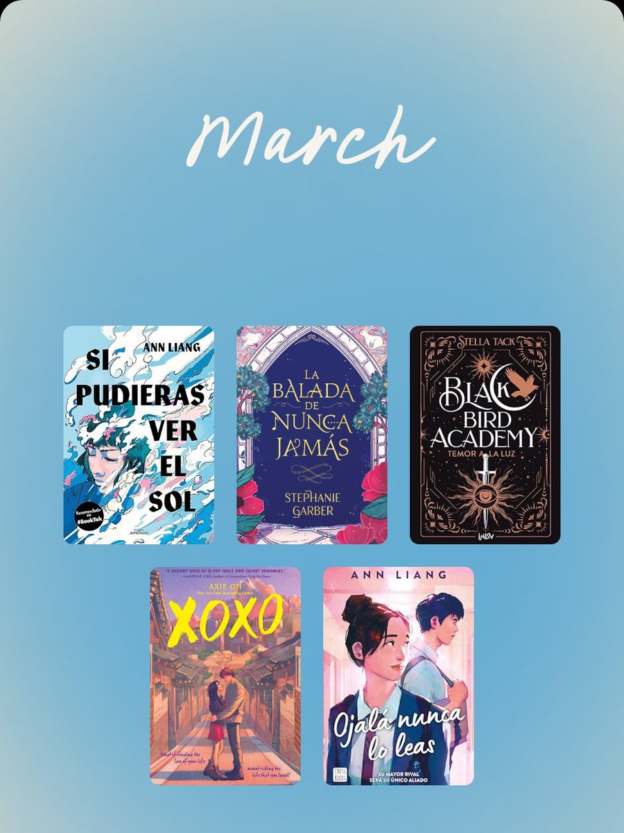 Los libros de marzo han sido todos +4 ⭐️